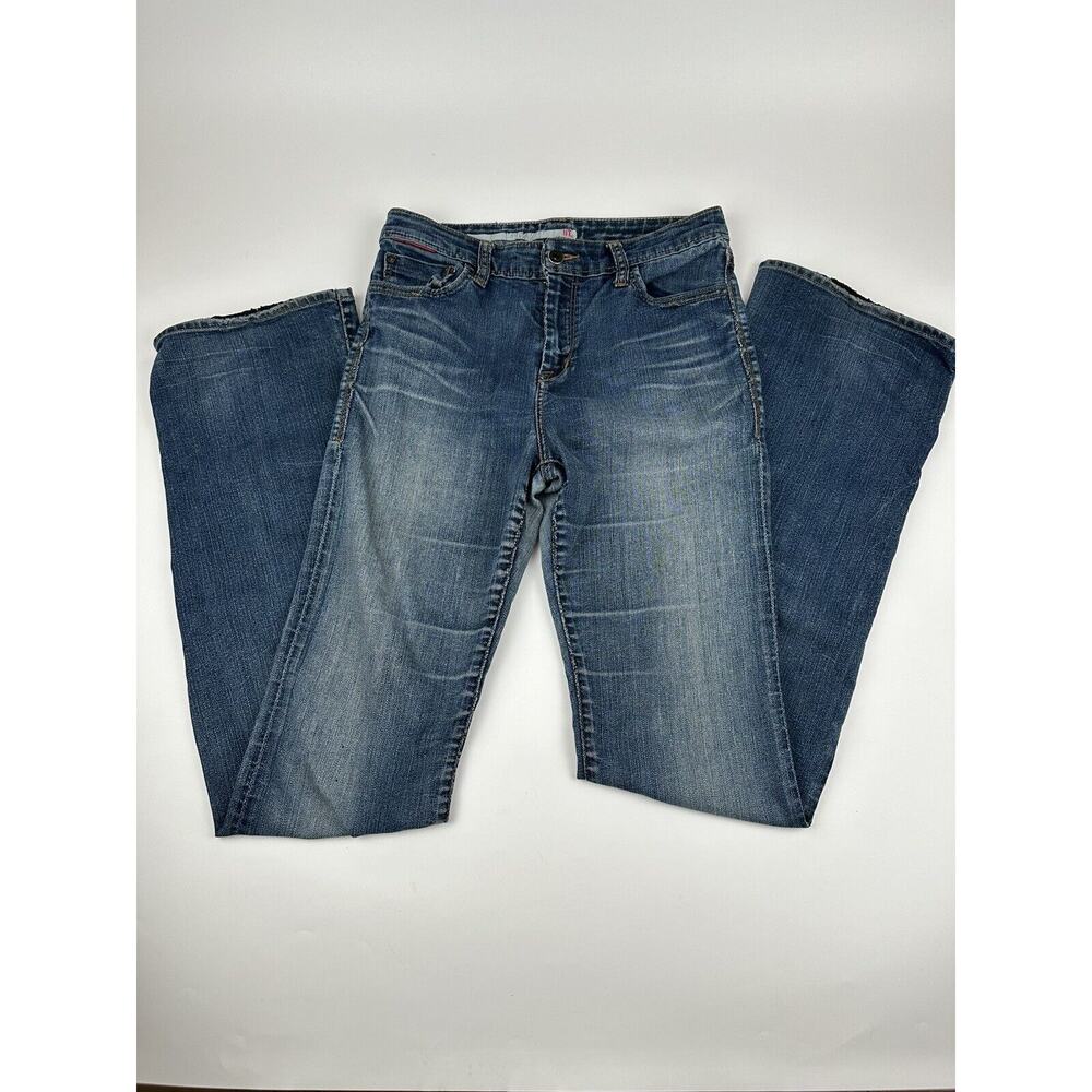 !iT Jeans Womens Size 27 High Rise Flare Leg Denim